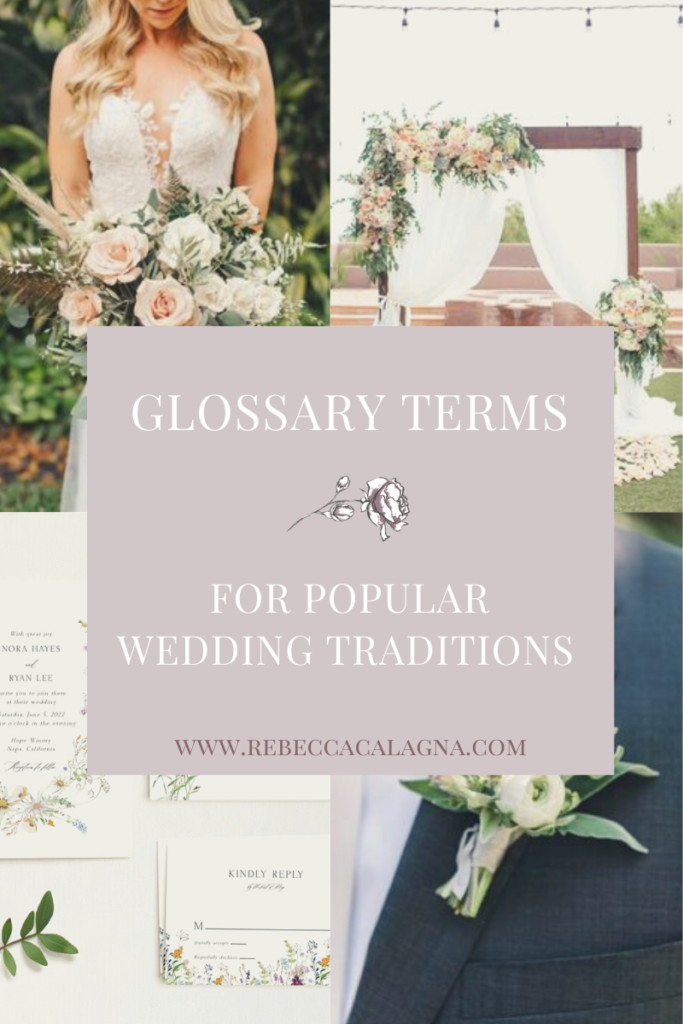 Wedding Glossary Terms 